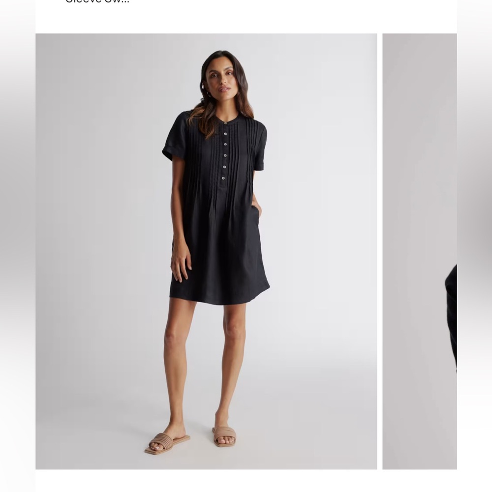Quince Linen Swing Dress
